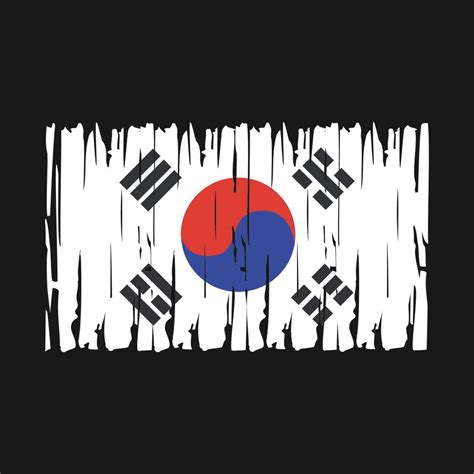 South Korea Flag Vector 20378841 Vector Art At Vecteezy