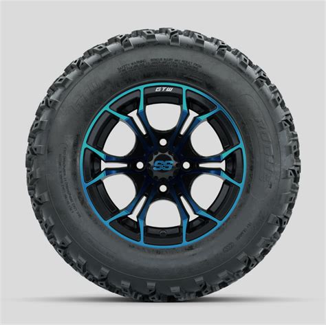 Gtw Spyder Blueblack 12 In Wheels With 23x1000 12 Rogue All Terrain