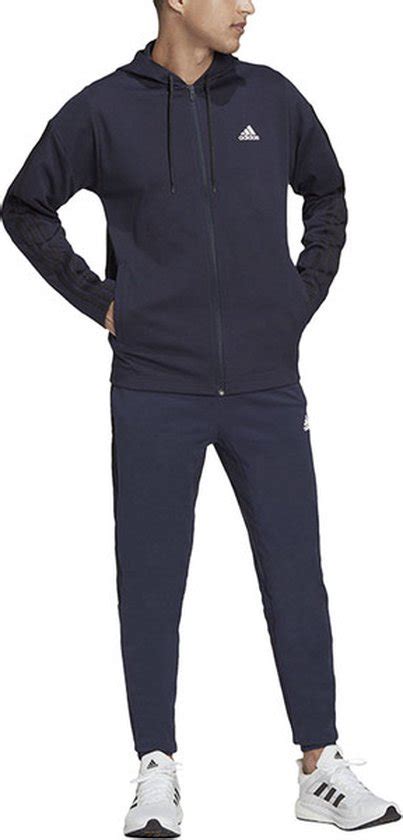 Adidas Rib Tracksuit Trainingspakken Dark Blue Mannen