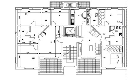 Plan Of House Design With Detail Dimension In Dwg File Cadbull