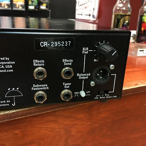 Swr 550x Bass Head W Footswitch Evolution Music