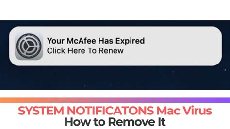 SYSTEM NOTIFICATIONS Mac Pop Ups Virus Removal