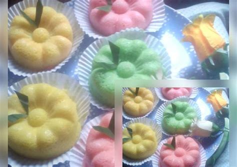 Resep Apem Kukus Tepung Beras Menuul Oleh Bunda Ais Cookpad