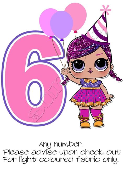 LOL Surprise Doll Birthday Girl Clip Art