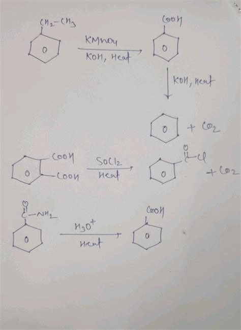 I Complete The Following Chemical Equations O Ch Ch Kmno Koh