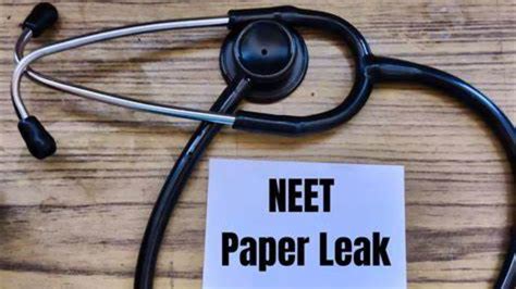 Neet Ug 2024 Row Arrested Candidate Confesses To Exam Paper Leak