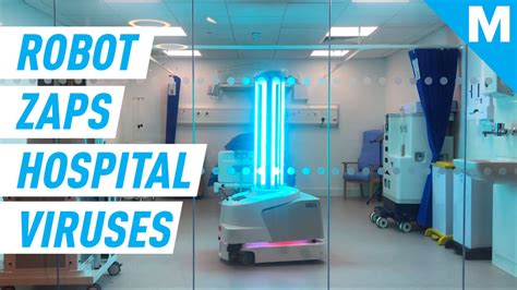 In Battle Against Coronavirus Autonomous Robots Disinfect Hospital