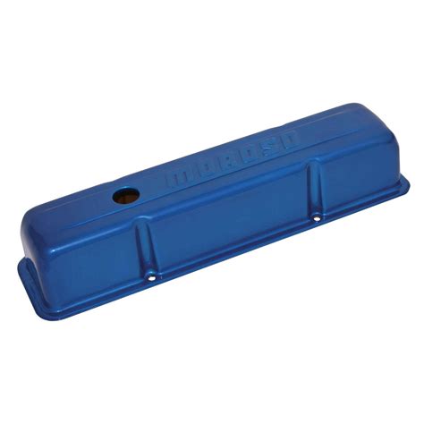 Moroso 68005 Valve Covers Sbc Blue Powder Coat