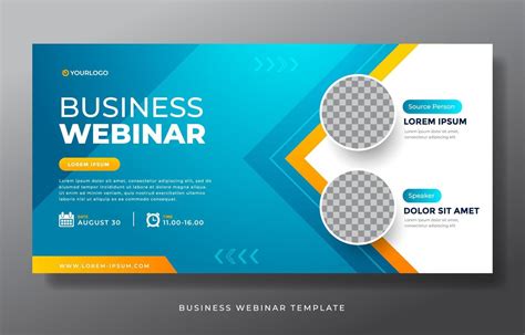 Business Webinar Poster Background 8885479 Vector Art At Vecteezy