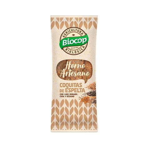 Coquitas Espelta Con Lino Dorado Chia Y Sesamo Bio BioCop 75 Gr