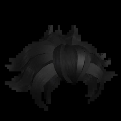 Black Messy Anime Hairstyle Roblox Item Rolimon S