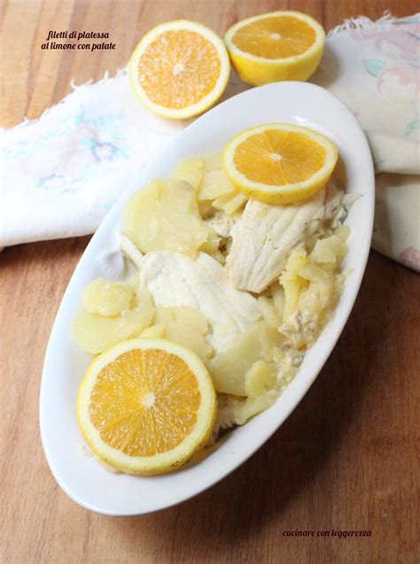 Filetti Di Platessa Al Limone Con Patate