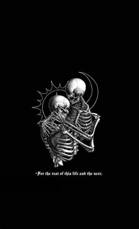 Skeletons In Love Wallpapers Wallpaper Cave