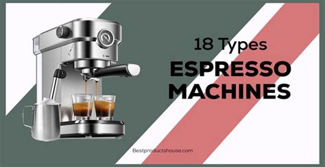 18 Different Types Of Espresso Machines: Easy Explanation - Best ...