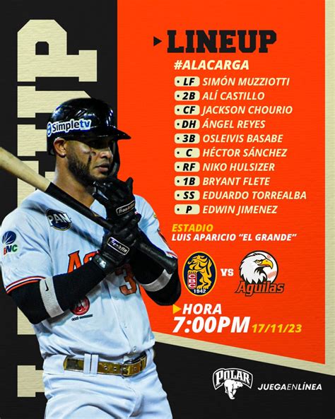 Leones Del Caracas Vs Guilas Del Zulia En Vivo Lvbp