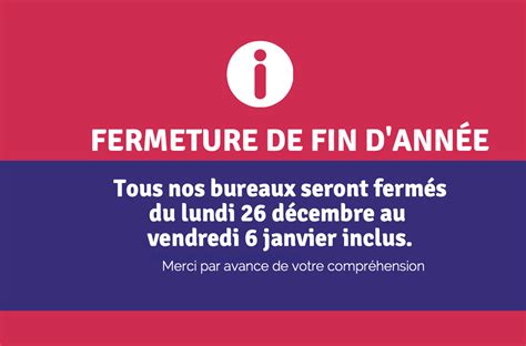 Fermeture De Fin D Ann E