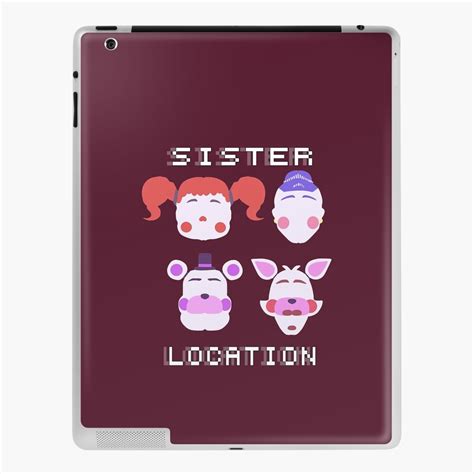 Funda y vinilo para iPad Ubicación de la hermana Pandilla Ubicación