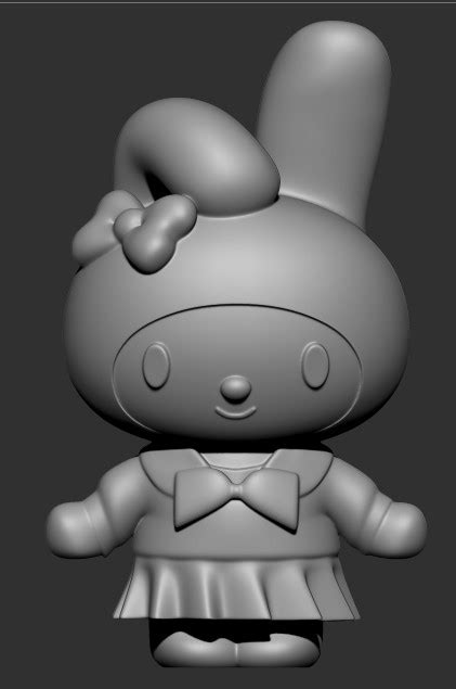 Stl File My Melody・3d Print Design To Download・cults