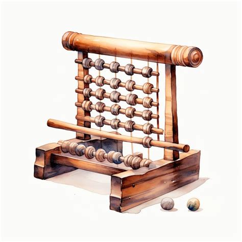 Premium Ai Image Chinese Abacus An Early Counting Device Used For