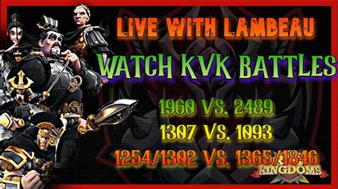 Watch KvK Battles 1960 Vs 2489 1307 Vs 1093 1254 1302 Vs 1365