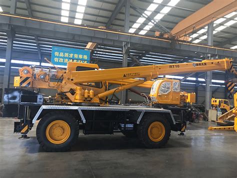 Ton Mobile Rough Terrain Crane Jiufa