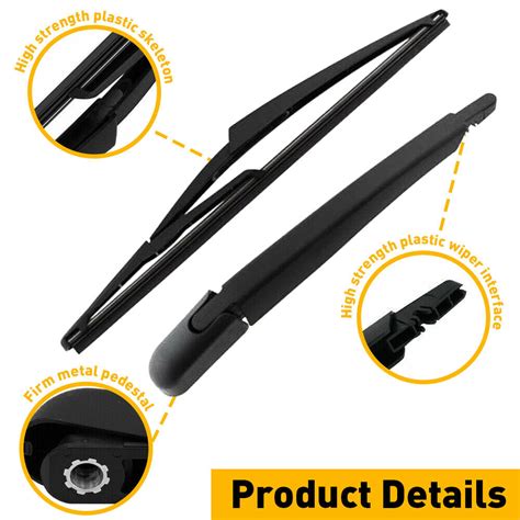 Rear Windshield Wiper Arm Blade For Mercedes Benz Gle Ml Gle