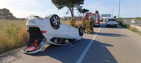 Un Joven Resulta Ileso Tras Un Aparatoso Accidente En Palma