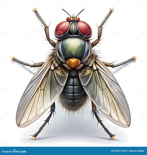 realistic housefly element vector illustration  realistic wasp