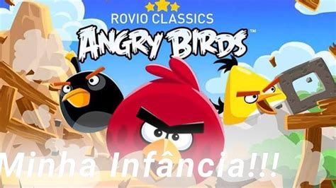 Jogando Um Jogo Que Eu Jogava Na Infância Rovio Classic Angry