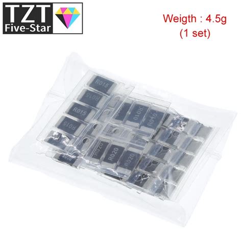 Tzt Pcs Alloy Resistance Smd Resistor Samples Kit Kindsx Pcs