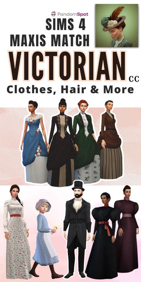 Sims 4 Victorian Cc