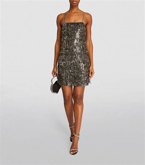 Alice Olivia Sequin Chicago Mini Dress Harrods Hk