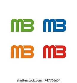 Mb Logo Design Template Vector Stock Vector (Royalty Free) 747766654 ...