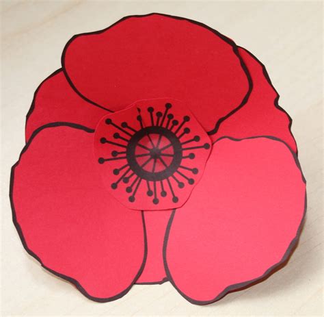 Red Paper Poppies