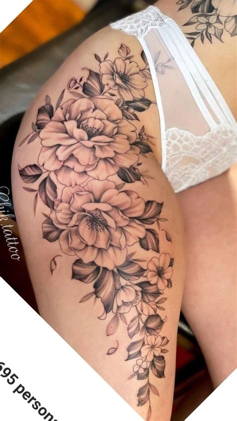 Pin By Maykol Rojas On Cosas Que Comprar Flower Thigh Tattoos Flower