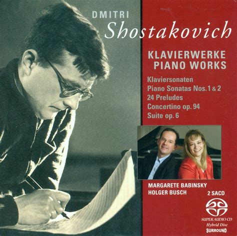 EClassical Shostakovich D Piano Sonatas Nos 1 And 2 Suite Op