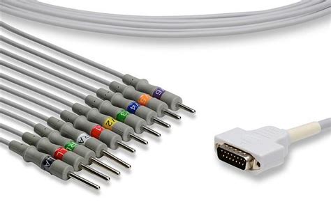 Buy The GE Healthcare Compatible Direct Connect 10 Lead EKG Cable At