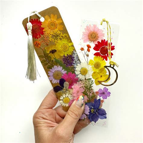 Pressed Flower Bookmarks