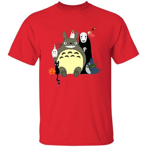 Studio Ghibli Totoro And Friends T Shirt Ghibli Store