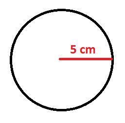 Cuál es la longitud de la circunferencia que tiene como radio 5 cm