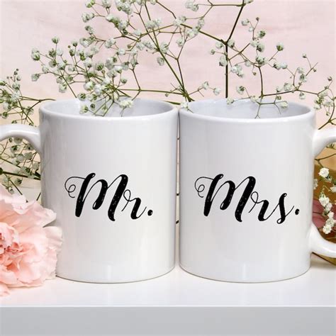 Mr And Mrs Coffee Mugs Etsy