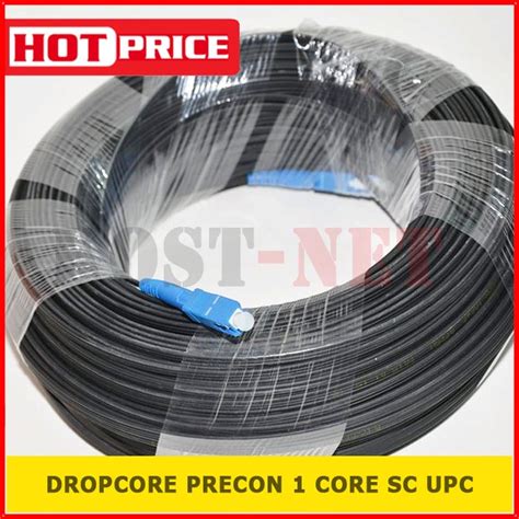 Kabel FO Dropcore Precon 1 Core 150m Fiber Optik Ftth Rt Rw Net Kost