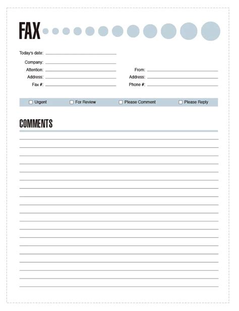 Editable Fax Cover Sheet Free Fax Cover Sheet