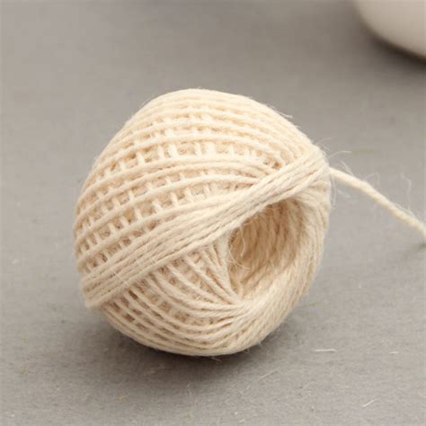 50m Natural Jute Twine 2mm Hemp Cord Jute Rope String Gift Twine