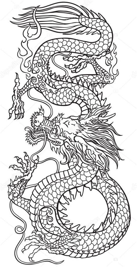 Dragón de Asia Oriental Criatura mitológica tradicional china o