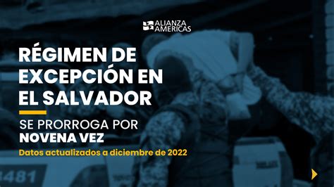 R Gimen De Excepci N En El Salvador Se Prorroga Por Novena Vez