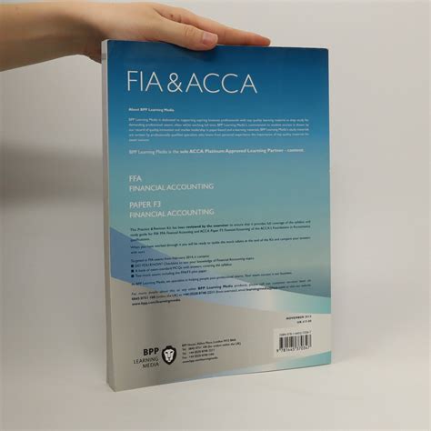 FIA FFA ACCA Paper F3 Financial Accounting Practice Revision Kit