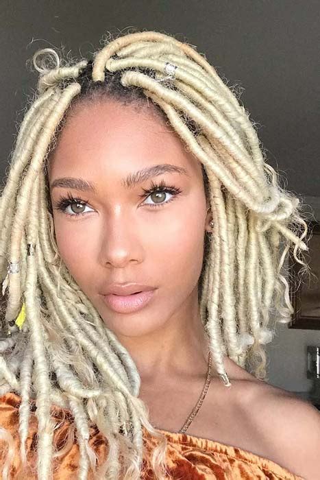 Blonde Faux Locs