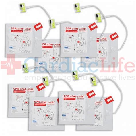 Zoll Cpr Stat Padz Pack Adult Electrodes Cardiac Life