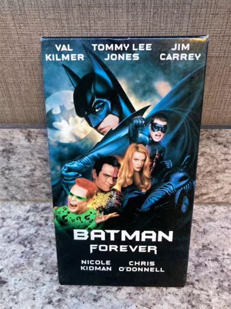 BATMAN FOREVER VHS Val Kilmer Jim Carrey Nicole Kidman EUR 3 89